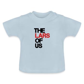 Le nom Lars - Idée de cadeau de fête avec son nom - T-shirt bio col rond Bébé - bleu clair - Devant