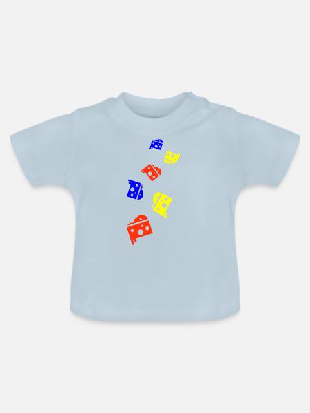 Sandwich Toast - Baby Bio-T-Shirt mit Rundhals - Hellblau
