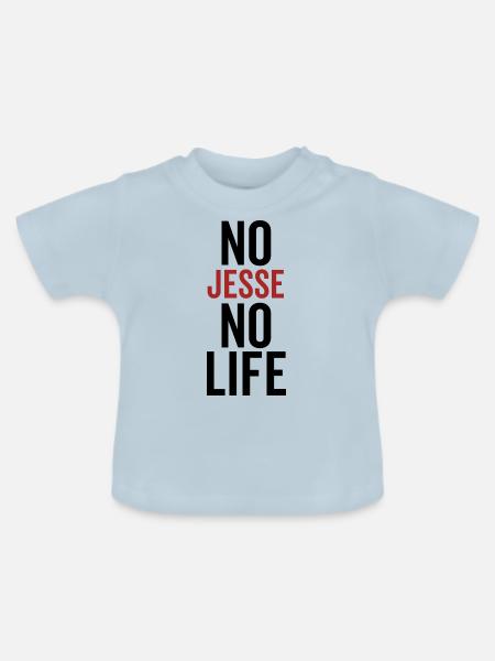 Nein Jesse Kein Leben - Baby Bio-T-Shirt mit Rundhals - Hellblau