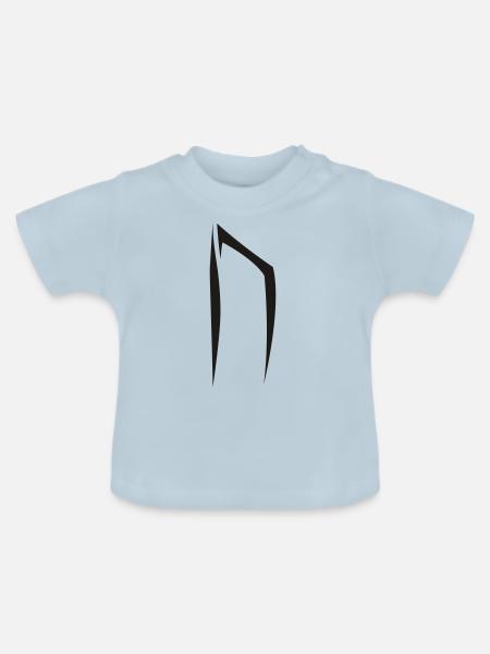 uruz - Baby Bio-T-Shirt mit Rundhals - Hellblau