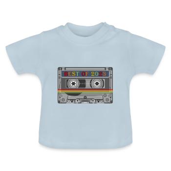 tape 2023 - Baby Bio-T-Shirt mit Rundhals - Hellblau - Vorne