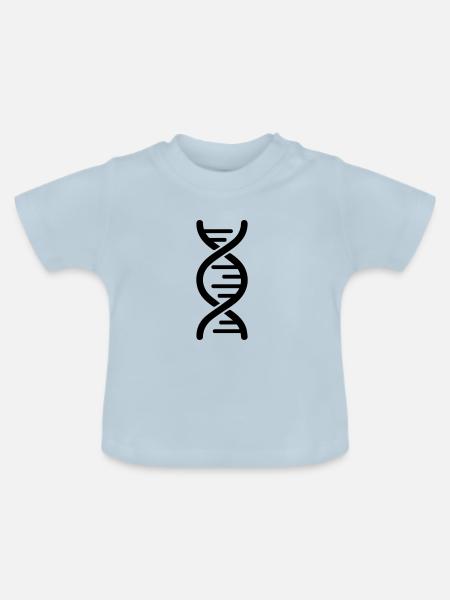 Dna symbol - Baby Bio-T-Shirt mit Rundhals - Hellblau