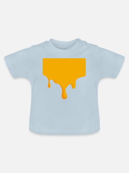 Honey - Baby Bio-T-Shirt mit Rundhals - Hellblau