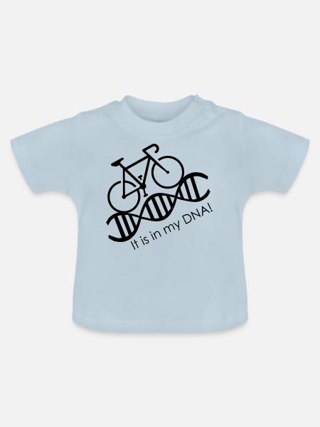 Biking Triathlon - Baby Bio-T-Shirt mit Rundhals - Hellblau