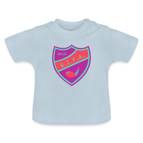 Bro Island Forecheck Association - Vauvan luomu-t-paita, jossa pyöreä pääntie