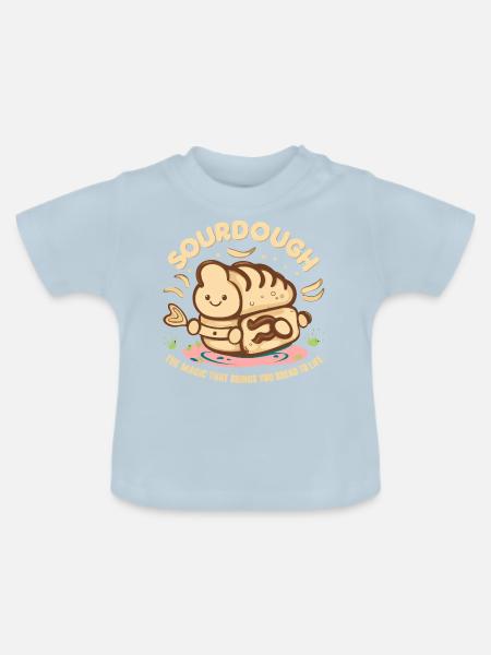 sourdough - Baby Bio-T-Shirt mit Rundhals - Hellblau