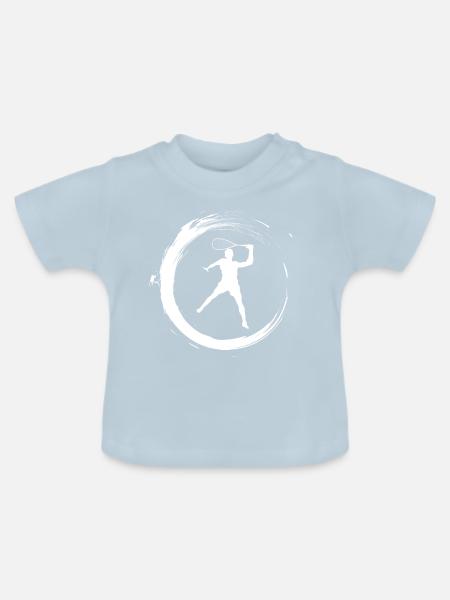 Squash - Baby Bio-T-Shirt mit Rundhals - Hellblau