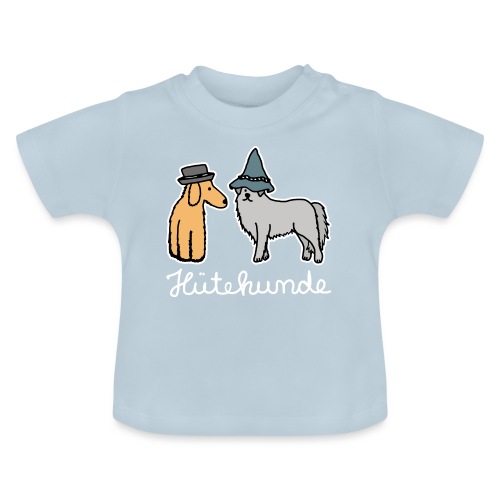 Hütehunde Hunde mit Hut Huetehund - Baby Bio-T-Shirt mit Rundhals