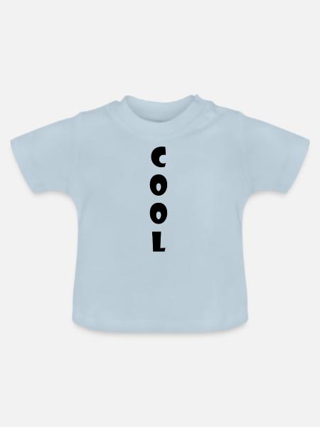Cool Slogan Lustig - Baby Bio-T-Shirt mit Rundhals - Hellblau