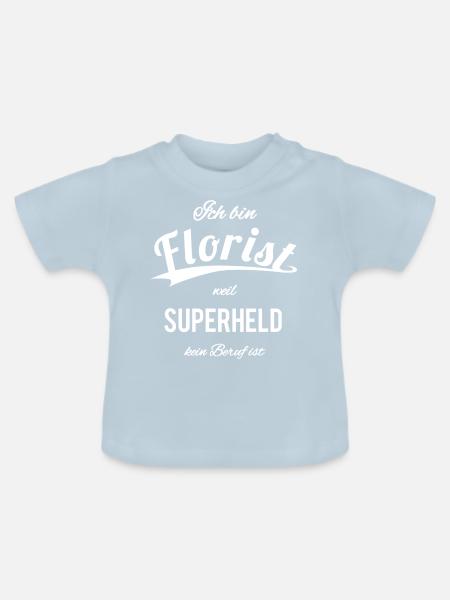 Florist - Baby Bio-T-Shirt mit Rundhals - Hellblau