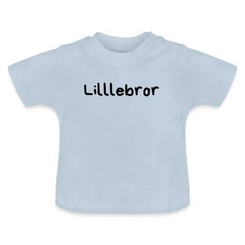 Lillebror - Økologisk baby-T-skjorte med rund hals