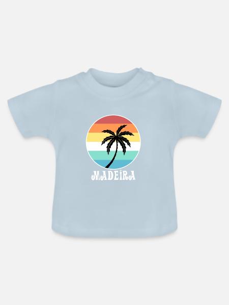 Madeira - Baby Bio-T-Shirt mit Rundhals - Hellblau