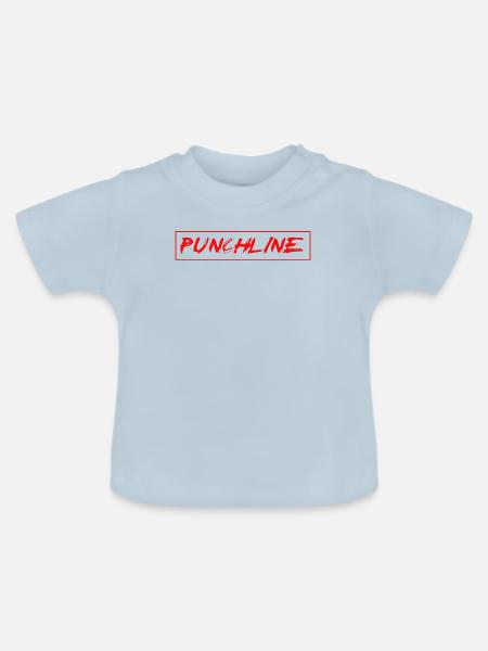 Pointe - Baby Bio-T-Shirt mit Rundhals - Hellblau