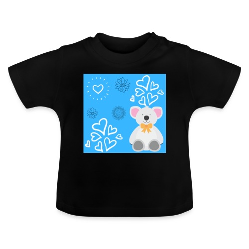 I LOVE ORSETTI - Maglietta ecologica con scollo rotondo per neonato