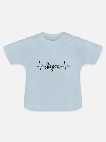 EKG Siegen - Baby Bio-T-Shirt mit Rundhals - Hellblau