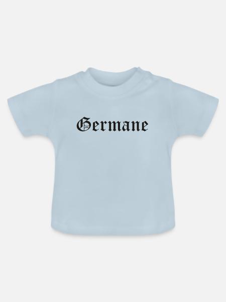 Germane Germania Germanisch Geschenkidee - Baby Bio-T-Shirt mit Rundhals - Hellblau