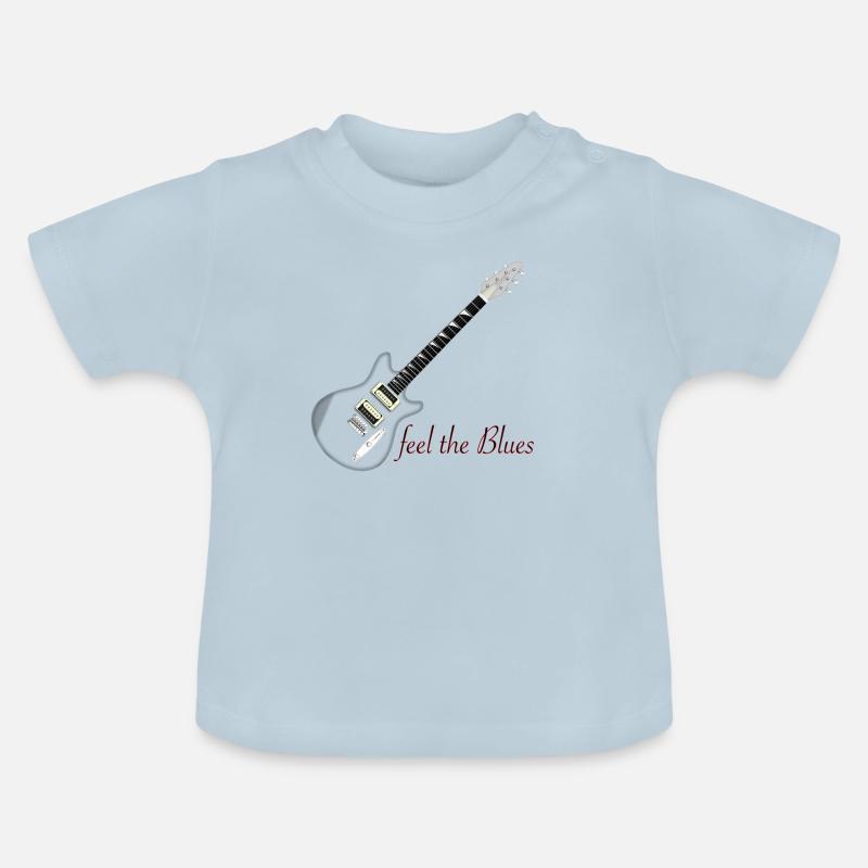 Blues - T-shirt bio col rond Bébé - bleu clair