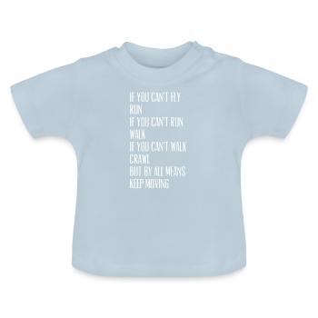 Martin Luther King Jr. - Baby Organic T-Shirt with Round Neck - light blue - Front