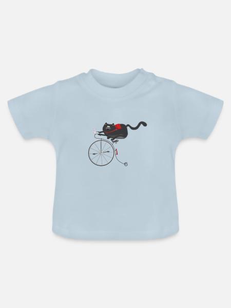 Es lebe die Balladen - Baby Bio-T-Shirt mit Rundhals - Hellblau