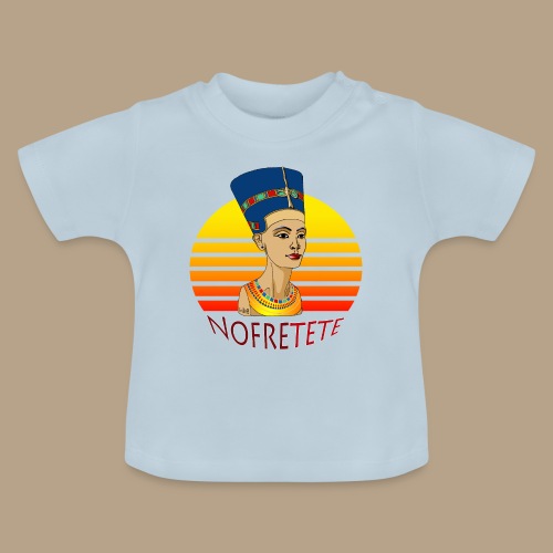 Königin Nofretete aus Ägypten - Baby Bio-T-Shirt mit Rundhals