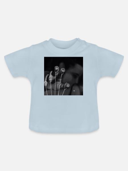 JUS PLAYIN - Baby Bio-T-Shirt mit Rundhals - Hellblau