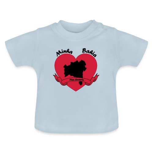 Minha Bahia - Meu Coracao - Baby Bio-T-Shirt mit Rundhals