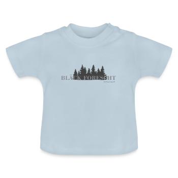Bläck Forescht, Schwarzwald, Alemannisch, Fun - Baby Bio-T-Shirt mit Rundhals - Hellblau - Vorne