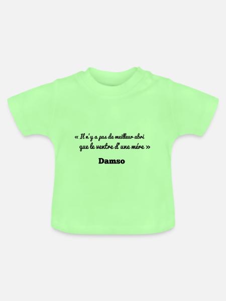 Pointe - Baby Bio-T-Shirt mit Rundhals - Mintgrün