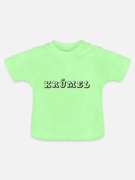 Krümel - Baby Bio-T-Shirt mit Rundhals - Mintgrün