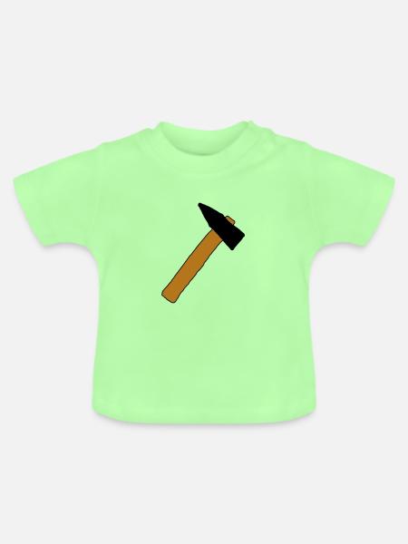 Hammer - Baby Bio-T-Shirt mit Rundhals - Mintgrün