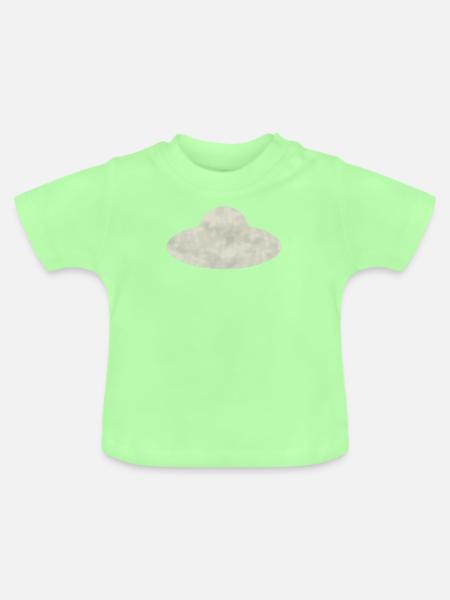 Ufo - Baby Bio-T-Shirt mit Rundhals - Mintgrün