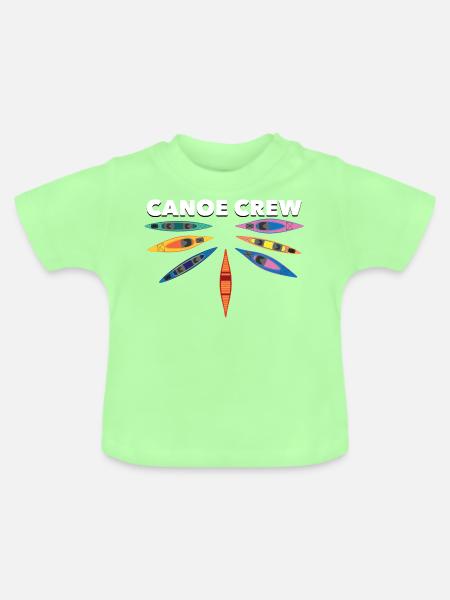 Canoe crew - Baby Bio-T-Shirt mit Rundhals - Mintgrün