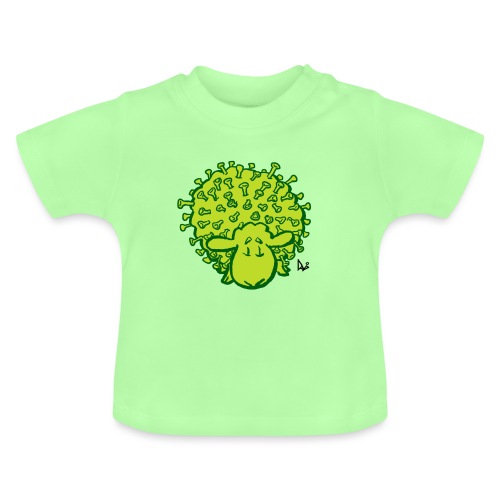 Virus sheep - Baby Organic T-Shirt with Round Neck