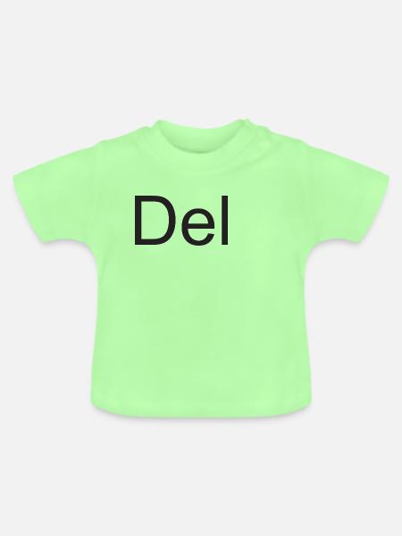 Alt Ctrl Del Tastenkombination - Baby Bio-T-Shirt mit Rundhals - Mintgrün