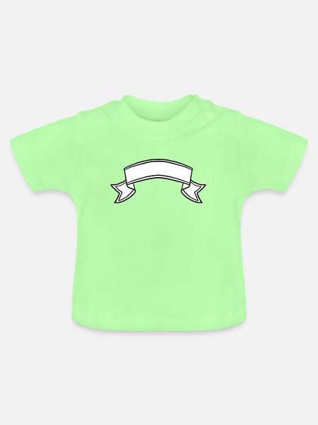 Banner - Baby Bio-T-Shirt mit Rundhals - Mintgrün