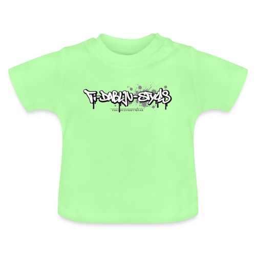 ti-dablju-styles_Logo - Baby Bio-T-Shirt mit Rundhals
