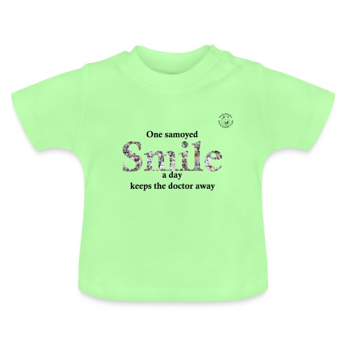 samoyedsmile - Baby biologisch T-shirt met ronde hals