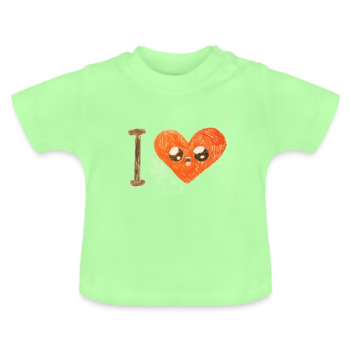 Kids for Kids: heart - Baby Bio-T-Shirt mit Rundhals