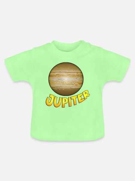 Jupiter - Baby Bio-T-Shirt mit Rundhals - Mintgrün