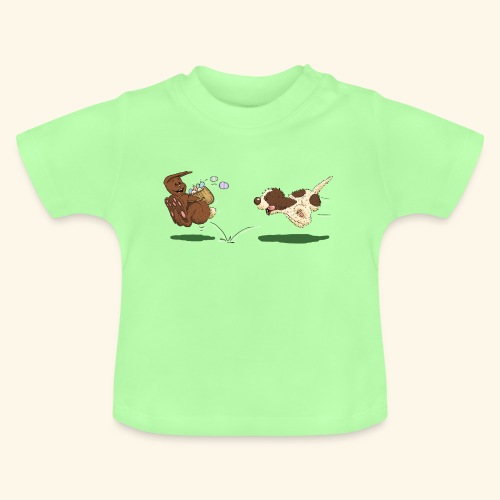 Ostern1 2 - Baby Bio-T-Shirt mit Rundhals