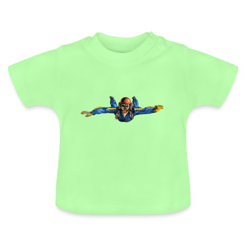Skydiver - Baby Bio-T-Shirt mit Rundhals