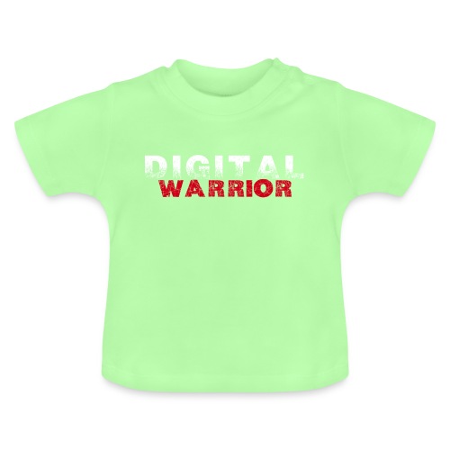 DIGITAl WARRIOR II - Ekologiczna koszulka niemowlęca z okrągłym dekoltem