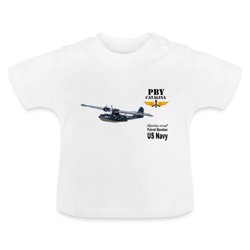 PBY Catalina - Baby Bio-T-Shirt mit Rundhals