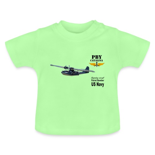 PBY Catalina - Baby Bio-T-Shirt mit Rundhals
