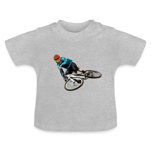 Mountainbiker - Baby Bio-T-Shirt mit Rundhals