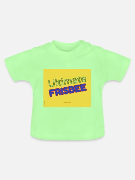 Ulti 28 - Baby Bio-T-Shirt mit Rundhals - Mintgrün