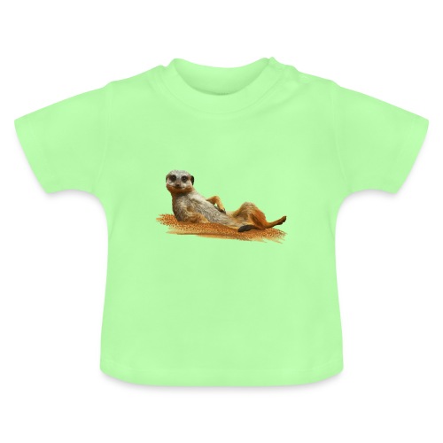 Erdmännchen - Baby Bio-T-Shirt mit Rundhals