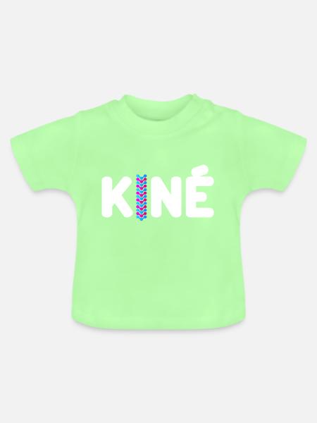 Physiotherapeut - Physiotherapeut Gift - Baby Bio-T-Shirt mit Rundhals - Mintgrün