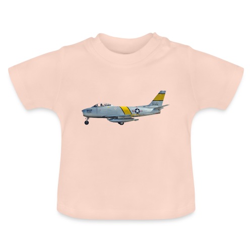 F-86 Sabre - Baby Bio-T-Shirt mit Rundhals