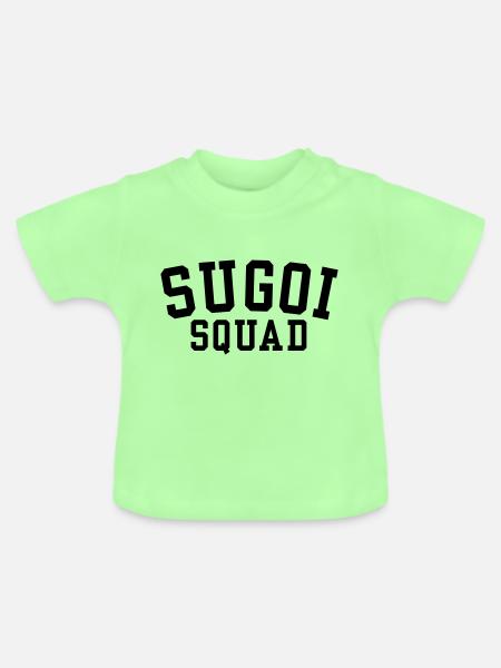 Sugoi-Trupp - Baby Bio-T-Shirt mit Rundhals - Mintgrün